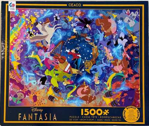 Disney ceaco puzzle fantasia - disney,